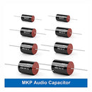 2Pcs 400V MKP Audiophile Frequency-Divided Audio Capacitor Speaker,0.22UF 400V