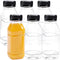 Packware (10 Pack - 250 ml) Empty Plastic Juice Bottles with Lids Square Drink Containers PET Refillable Empty Water Drink for Storing Homemade Juices Water and Other Beverages | BPA-Free
