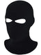 SATINIOR 3-Hole Knitted Full Face Cover Ski Mask, Adult Winter Balaclava Warm Knit Full Face Mask for Outdoor Sports (Black 2)