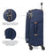 Travelpro Crew Classic Lightweight Softside Expandable Checked Luggage, 8 Wheel Spinner Suitcase, TSA Lock, Men and Women, Checked Medium 25-Inch, Patriot Blue, Patriot Blue, Checked-Medium, Crew