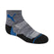 PUMA boys 6 Pack Quarter Crew Socks, Grey/Blue, 7-8.5