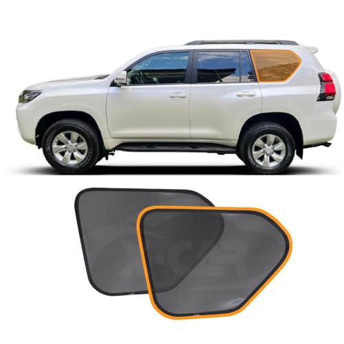 X-CAR Port Window Sun Shade for Toyota Prado 150 Series 2009-2024 Magnetic Car Sun Blind Mesh