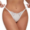 20 for 25 Panties Women's Sexy Charm Lace Splice G String Pants Floral Decoration Solid Color Comfortable Pants Women Thong Panties Pack White