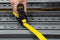 Stanley S10002 Black/Yellow 1" x 10' Ratchet Tie Down Straps - Light Cargo Hauling (1,500 lbs Break Strength), 2 Pack