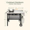 Cuisinart CGG-1265 Outdoor Station Includes Carbon Steel, 14" Wok, Stainless Steel