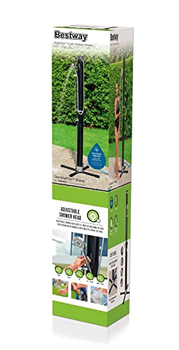 Bestway Flowclear SolarFlow 5 Gal Solar-Heated Outdoor Shower | Portable, Outside Shower Station Fixture | Great for Camping, Pool Area, Beach House