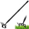 Upgraded Hula Hoe and Garden Hoe, Stirrup Hoe with Adjustable Handle for Weeding,Digger,loosening Soil,Metal Garden Cultivator Hula Hoe with Rake Tiller Cultivator (30-73 Inch)