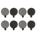 Brake Pads,4 Pairs Semi Metal Brake Disc Rotor Pad for 10inch Electric Scooter