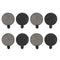 Brake Pads,4 Pairs Semi Metal Brake Disc Rotor Pad for 10inch Electric Scooter