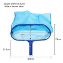 Swimming Pool Skimmer Set, Swimming Pool Pond Flat Net & Deep Bag Leaf Rake with Aluminum Telescopic Pole Heavy Duty Leaf Skimmer + 1Pcs Cleaning Sponge Brush for Garden Pond, Hot Tub Fish Tank