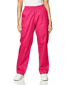 Dickies EDS Signature Women Scrubs Pant Natural Rise Tapered Leg Pull-on 86106, Hot Pink, Medium