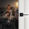 Orger 10 Pack Matte Black Door Lever Interior Privacy Door Handle, Bed and Bath Door Lock with Square Rose Modern Keyless Door Lock Handle Reversible for Left & Right, Stainless Steel Door Lever