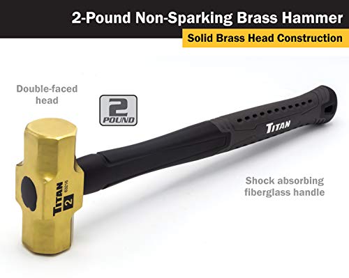 Titan TIT63216 Hammer (2 lb. Brass Non-Sparking)