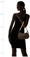 GUESS Noelle Top Zip Shoulder Bag, Brown Logo, One Size