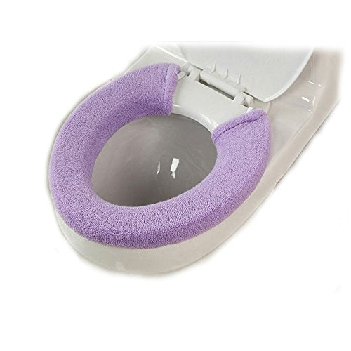 (Purple) - Soft Warm Thicken Toilet Seats Covers (Purple)