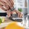 ZWILLING Z-Cut Fine Grater 3-in-1, Grater, Faster Grating Technology, Finger Guard, Food Holder, Food Storage Tray, Zester