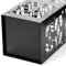 ZENFUN Metal Umbrella Holder, Umbrella Stand for Entryway, Square Umbrella Organiser, Umbrella Stand Freestanding for Home, Office, Hotel, Black, 15 x 15 x 40 cm