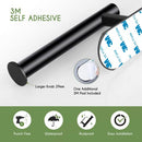Toilet Paper Holder Self Adhesive - Kitchen Washroom Adhesive Toilet Roll Holder No Drilling for Bathroom Stick on Wall Stainless Steel Brushed - Black