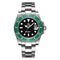 ADDIESDIVE Dive Automatic Watch for Men Diver 200m Underwater Watches NH35A Stainless Steel Bracelet, Black Green, 164g, Bracelet