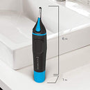 Remington NE3855 Nose, Ear & Detail Trimmer with CLEANBoost Technology for Easy Washing, Eyebrow Trimming Comb Attachment, Black