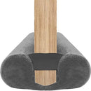 BKSAI Door Draft Stopper for Doors 31-39" No Adhesive Draft Stopper for Bottom of Door Draught Excluder Under Door Wind Blocker Reduce Noise Draught Excluder Sweep Sound Proof(Grey)