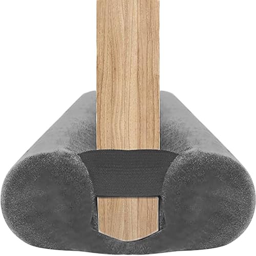 BKSAI Door Draft Stopper for Doors 31-39" No Adhesive Draft Stopper for Bottom of Door Draught Excluder Under Door Wind Blocker Reduce Noise Draught Excluder Sweep Sound Proof(Grey)