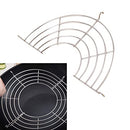 Wok Rack, Kitchen Storage, Kitchen, Wok, Frying Pan, Pot, Stainless Steel Shelves, Food Cooling Rack (Large) (Large) Oil Drain Rack for Frying, Food Strainers (Large Size)