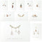 ZICOTO Beautiful Christmas Cards Set of 20 - Incl. Bulk Envelopes, Matching Stickers And Storage Box - Perfect to Send Warm Holiday Wishes to Friends and Family