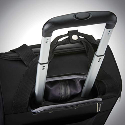 Samsonite Underseat Carry-on Spinner with USB Port, Jet Black, One Size, Underseat Carry-on Spinner with USB Port
