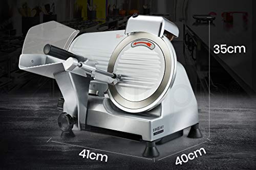 EUROCHEF Commercial 280W 8" Food Slicer Machine for Meat, Cheese
