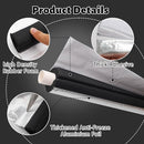 10 PCS Outdoor Water Pipe Insulation Foam Tube 0.6" Pre Slit Self Adhesive Foam Pipe Covers with Aluminum Foil,Copper Pipe Insulation Foam Wrap for Outdoor Winter Irrigation, Sprinkler