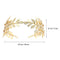 Kichvoe Greek Goddess Headpiece Crystal Rhinestone Headband Baroque Leaf Headpiece Goddess Headpiece for Women Greek Leaf for Women Birthday Laurel Leaf Headband Bride Leaf Branch Toddler