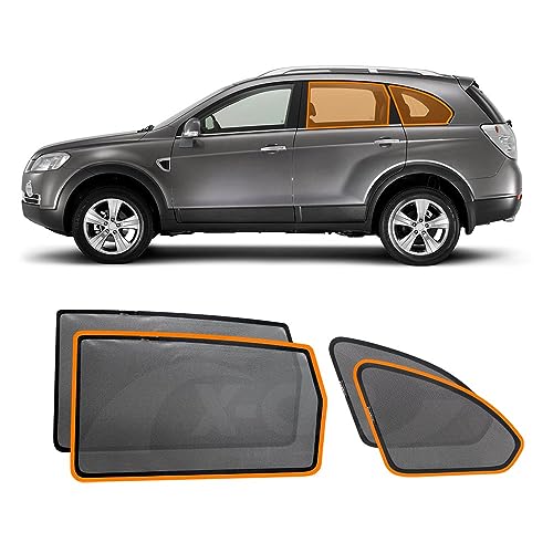 X-CAR Port Rear Window Sun Shade for Holden Captiva 2006-17 Magnetic Car Sun Blind Mesh