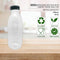 Packware Juice Plastic Bottles - Reusable Drink Containers with Black Lids - Reusable & Leak-Proof Juice Bottles, Great for Storing Homemade Juices Water Smoothies & Much More - 50 Pack(300ml)