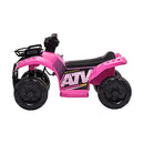 MAZAM Kids Ride On Car Kid Ride-On Toys - 4 Wheeler Electric Quad Kids ATV with Music/Horn/LED Lights/USB, Toy for Kids from 3 Years Old, Pink