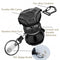 ZCOINS 2 Pack Retractable Keychain Heavy Duty Carabiner Badge Holder, ID Badge Holder Reel with Steel Retractable Cord, Outdoor Automatic Retractable Wire Rope Tactical Keychain Accessories for Men