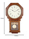 Bulova C3543 Ashford Chiming Clock, Walnut