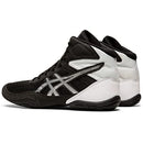 ASICS Kid's Matflex 6 GS Wrestling Shoes, 2.5M, Black/Silver