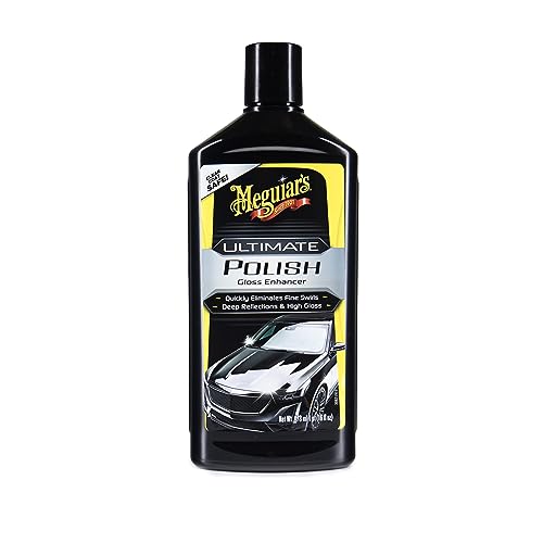 Meguiar's G19216EU Ultimate Car Polish Pre-Waxing Glaze 473ml. for deep Reflections and Maximum Gloss