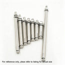 20X NUZAMAS M6x50mm Expansion Bolts 304 Stainless Steel Expansion Sleeve Anchor Bolt Heavy Duty Fixing Anchors for Screws Wall Building