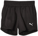 PUMA Girl's Active Shorts, Black, Medium