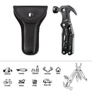 RAXCO Multitool Hammer Claw Hammer Multi-Tool with Screwdrivers, Multitool Pocket Pincers,Gifts for Men(Black)