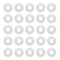 Silicone Rubber Gaskets Washer for Swing Flip Bottles, Bottle Seals Gasket Home Brew Beer Top Washers Leak Proof Soda Seal White Cap High Pressure Stoppers Compatible with Brew Beer Sealing Use