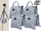 Eurmax USA Saddle Design Water Weight Bag Heavy Duty Water Saddlebag Portable Water Bags Outdoor Weights Photo Video Studio Stand 4-Pack（Grey）