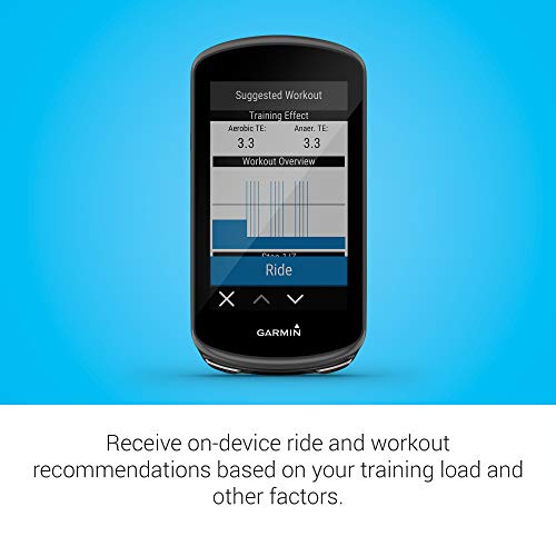 Garmin Edge 1030 Plus, GPS Cycling/Bike Computer, On-Device Workout Suggestions, ClimbPro Pacing Guidance and More