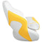 MSC Captain Boat Seat (White/Yellow, Captain Boat Seat)