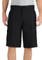 Dickies Men's Flex 13-inch Relaxed Fit Cargo Short, Black, 34
