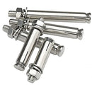 20X NUZAMAS M6x50mm Expansion Bolts 304 Stainless Steel Expansion Sleeve Anchor Bolt Heavy Duty Fixing Anchors for Screws Wall Building