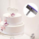 Cake Smoother Scraper Adjustable Cake Edge Smoother, Stainless Steel Baking Cakes Comb Cake Icing Edge Smoothing Decorating Tools