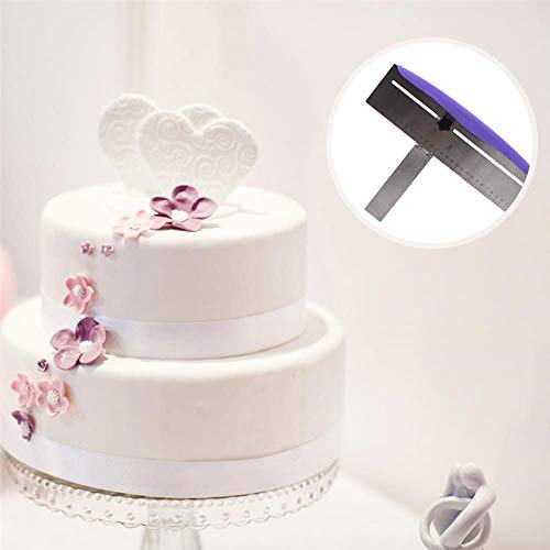 Cake Smoother Scraper Adjustable Cake Edge Smoother, Stainless Steel Baking Cakes Comb Cake Icing Edge Smoothing Decorating Tools